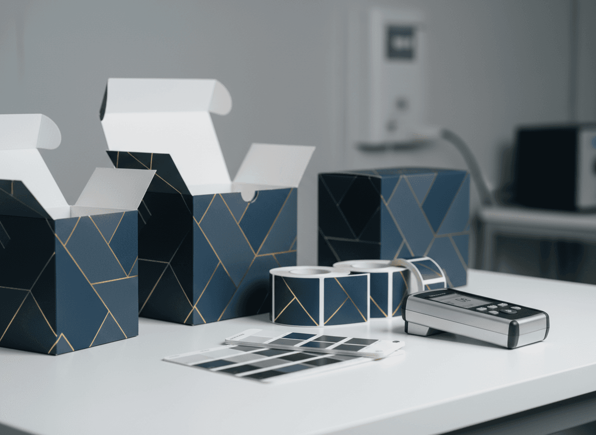 Custom print quality inspection with Pantone color matching