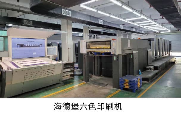 Heidelberg 6-color offset printing press — enterprise-grade production equipment